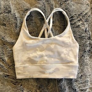 Lululemon Energy Bra Long Line Ribbed